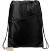 Drawstring Backpack Bag with Front Zipper Pocket (TP-dB046)