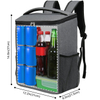 Custom Simple Zipper Close Polyester Cool Backpack Cold Food Storage Bag