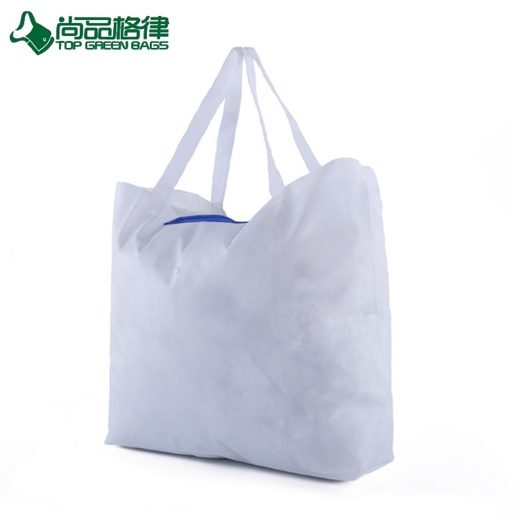 Hottest customized logo non woven foldable bag reusable folding tote bag (TP-FB224)