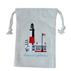 Organic Cotton Canvas Bag with Double Cotton Drawstring Pouch