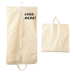 Customized Logo Print Factory Clothing Storage Dust Cotton Foldable Suit Cover Garment Bags