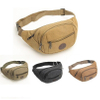 Custom Canvas Running Belt Waist Men's Fanny Pack