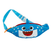 New Cartoon Shape Shark Canvas Oxford Mini Fanny Pack Waist Bag for Kids Girls