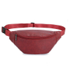 Custom Logo PU Leather Fashion Belt Fanny Pack Waist Bag Logo