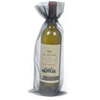 Custom Large Weddings Party Favor Present Gift Drawstring Wine Bottle Organza Bag