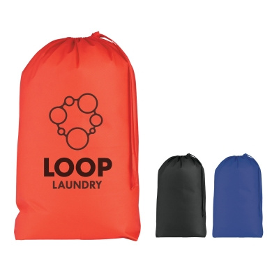 Custom Non Woven Drawstring Non-Woven Hotel Laundry Bag