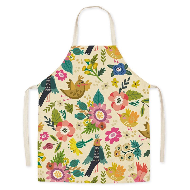 Printed-Sleeveless-Cotton-Linen-Aprons-Big-Pocket-Kitchen-Aprons-Baking-Cooking-Aprons (2)