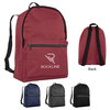 Casual Unisex Daypack Polyester Heather Grey Color Backpack for Travel School College Outdoor