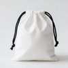 Custom Premium Gift Packaging Soft Brushed Cotton Drawstring Handbag Shoe Dust Bag