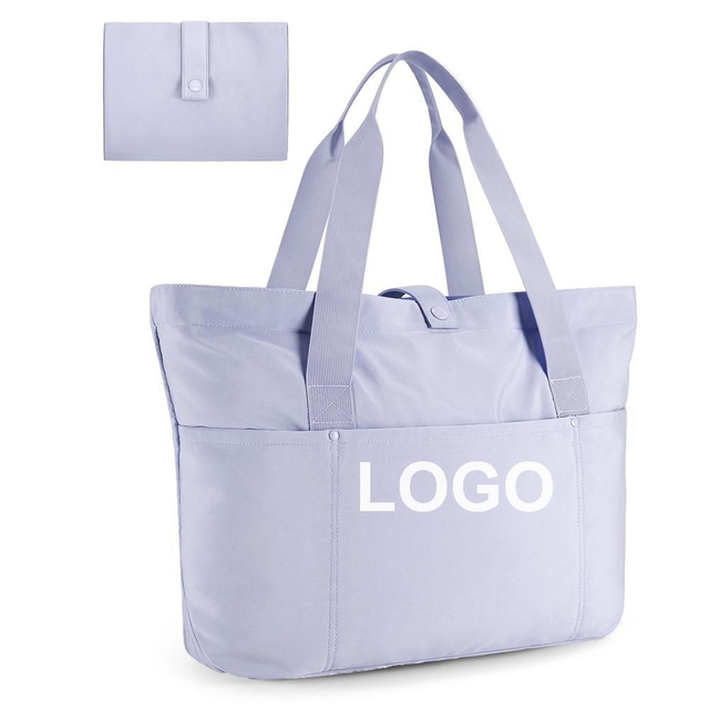 Custom Lady Travel Handle Handbag Large Shopping Bag Foldable Casual Women Bags Handbags