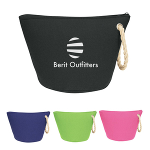 Custom Designed RPET Material Blank Canvas Zipper Pouch