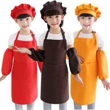 Customized Art Gallery Kindergarten Children's Painting Sleeveless Clothes Baking Apron Set