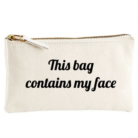 Carry Pouch for Shopping Travelling Home Outdoors Canvas Clutch Coin Purse