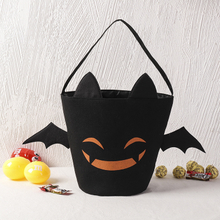 Felt Material Candy Gift Goody Holder Trick or Treat Halloween Gift Bag for Kids Children