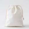 Custom Premium Gift Packaging Soft Brushed Cotton Drawstring Handbag Shoe Dust Bag