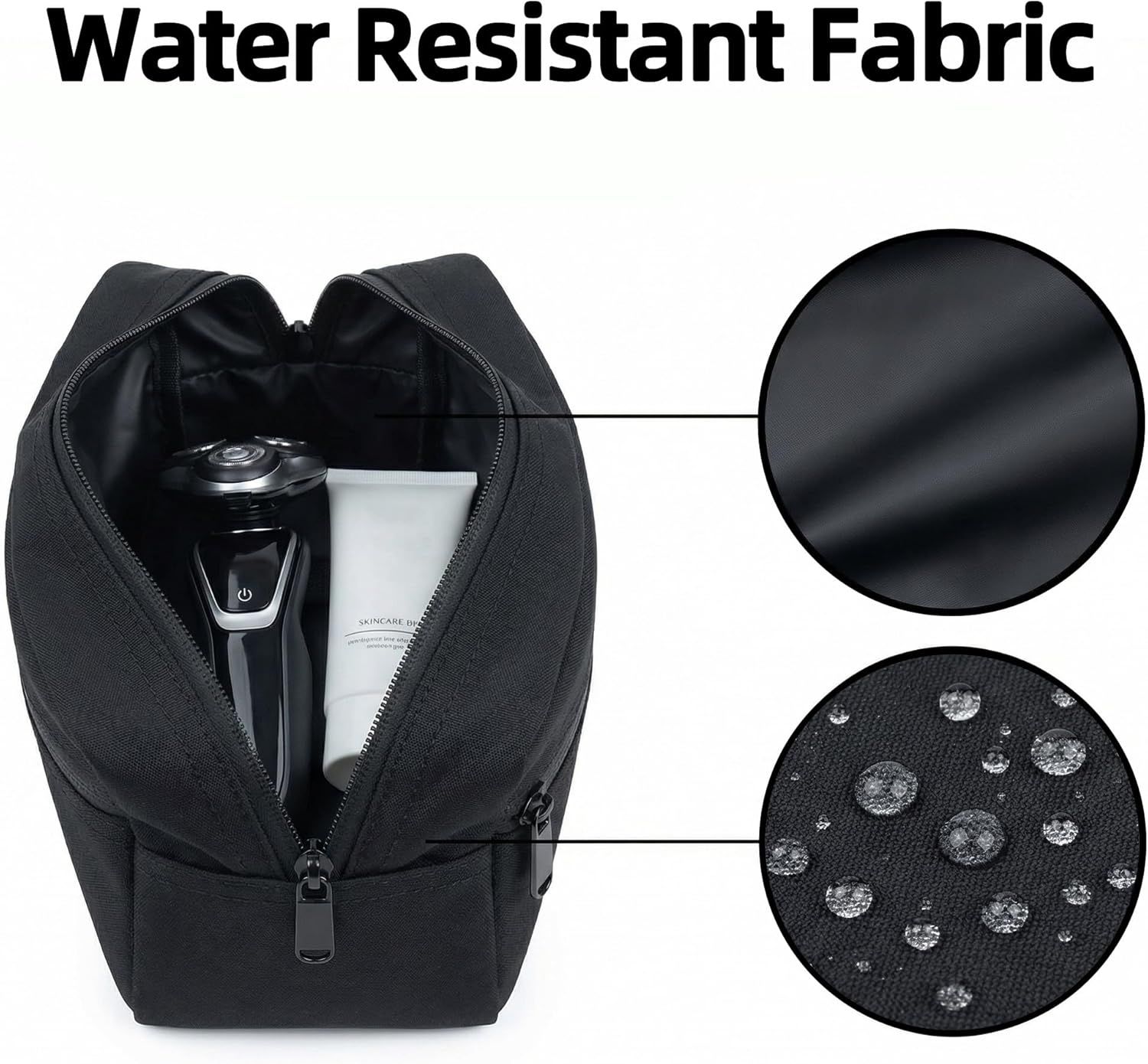 Custom Toiletry Pouch Travel Polyesterfabric Makeup Bag Women's Portable Toiletry Bag