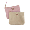 Custom Color PU Leather Makeup Pouch Cosmetic Make Up Zipper Wash Beauty Brush Bag