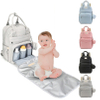 2025 Custom Baby Diaper Bag for Mother Stylish Large Capacity Nappy Bag
