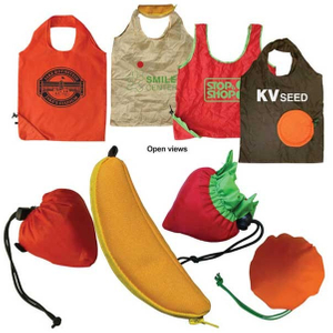 2023 Customized Promotional Folding Fruit Shape Foldable Shopping Bag