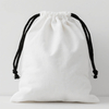 Custom Premium Gift Packaging Soft Brushed Cotton Drawstring Handbag Shoe Dust Bag
