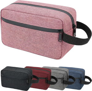 Custom Toiletry Pouch Travel Polyesterfabric Makeup Bag Women's Portable Toiletry Bag