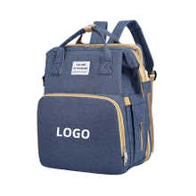 2025 Custom Baby Diaper Bag for Mother Stylish Large Capacity Nappy Bag