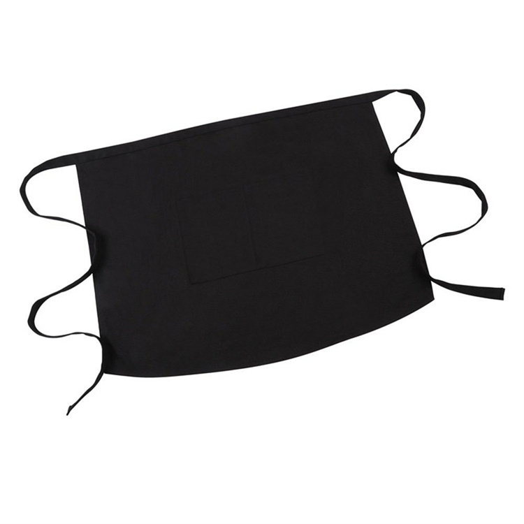 Stylist-Waiter-Chef-Waist-Cotton-Apron-with-Pockets-Short-Half-Contractor-Waist-Apron (3)