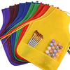 Kids Art Smock Children Painting Roomy Pockets Non Woven Disposable Apron