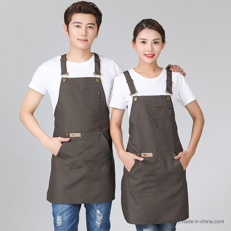 Custom-Polyester-Cotton-Canvas-Apron-with-Adjustable-Buckle-and-Big-Pockets (2)