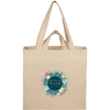 2025 Organic Canvas Tote Bags Bulk with Handles Certified Organic Cotton Totes Reusable Blank Cloth Fabric Shopping Bag