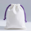 Custom Premium Gift Packaging Soft Brushed Cotton Drawstring Handbag Shoe Dust Bag