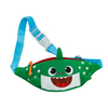New Cartoon Shape Shark Canvas Oxford Mini Fanny Pack Waist Bag for Kids Girls