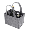 Reusable Eco Felt Wine Bottle Gift Packaging Carrier Tote Bag
