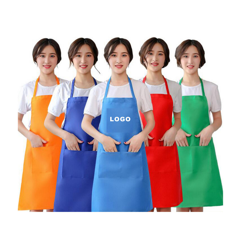New Water Proof Waterproof and Oil-Proof Bib TPU PU Leather Material Apron