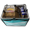 Custom Waterproof Aluminium Heated Cooler Bag Large Food Thermal Pizza Delivery Bags Insulated Box Motorcycle
