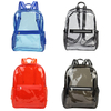 New Trend Good Quality Vinyl Plastic TPU Beach Bag Unisex TPU Clear College Backpack
