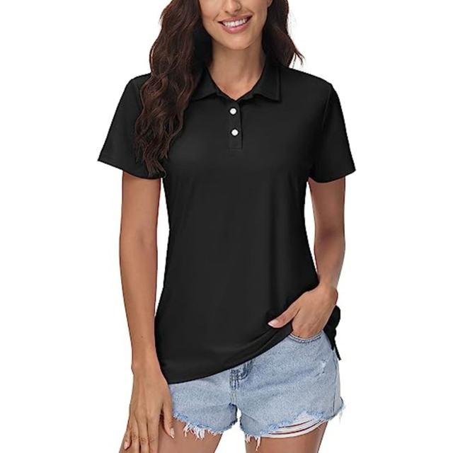 100% Recycled Polyester Unisex Polo Shirt Mesh Fabric Custom Slim Fit Lady Polo Shirts Women