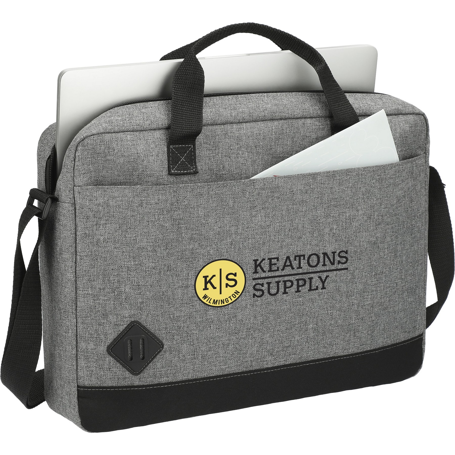 Polyester Travel Laptop Carry Shoulder Briefcase for Man Work Business