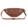 Custom Logo PU Leather Fashion Belt Fanny Pack Waist Bag Logo