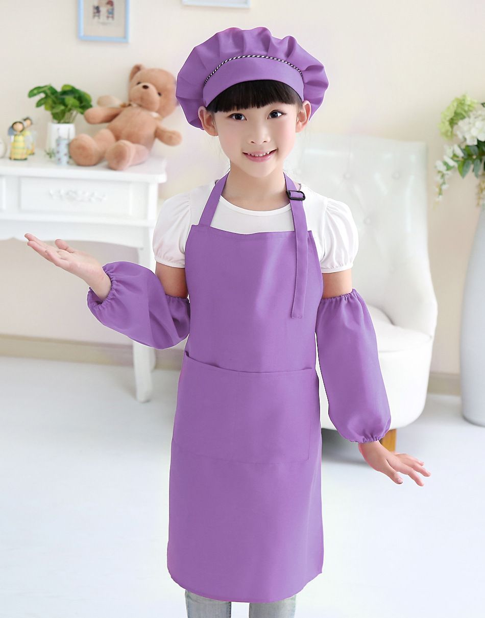 Customized-Art-Gallery-Kindergarten-Children-s-Painting-Sleeveless-Clothes-Baking-Apron-Set (1)