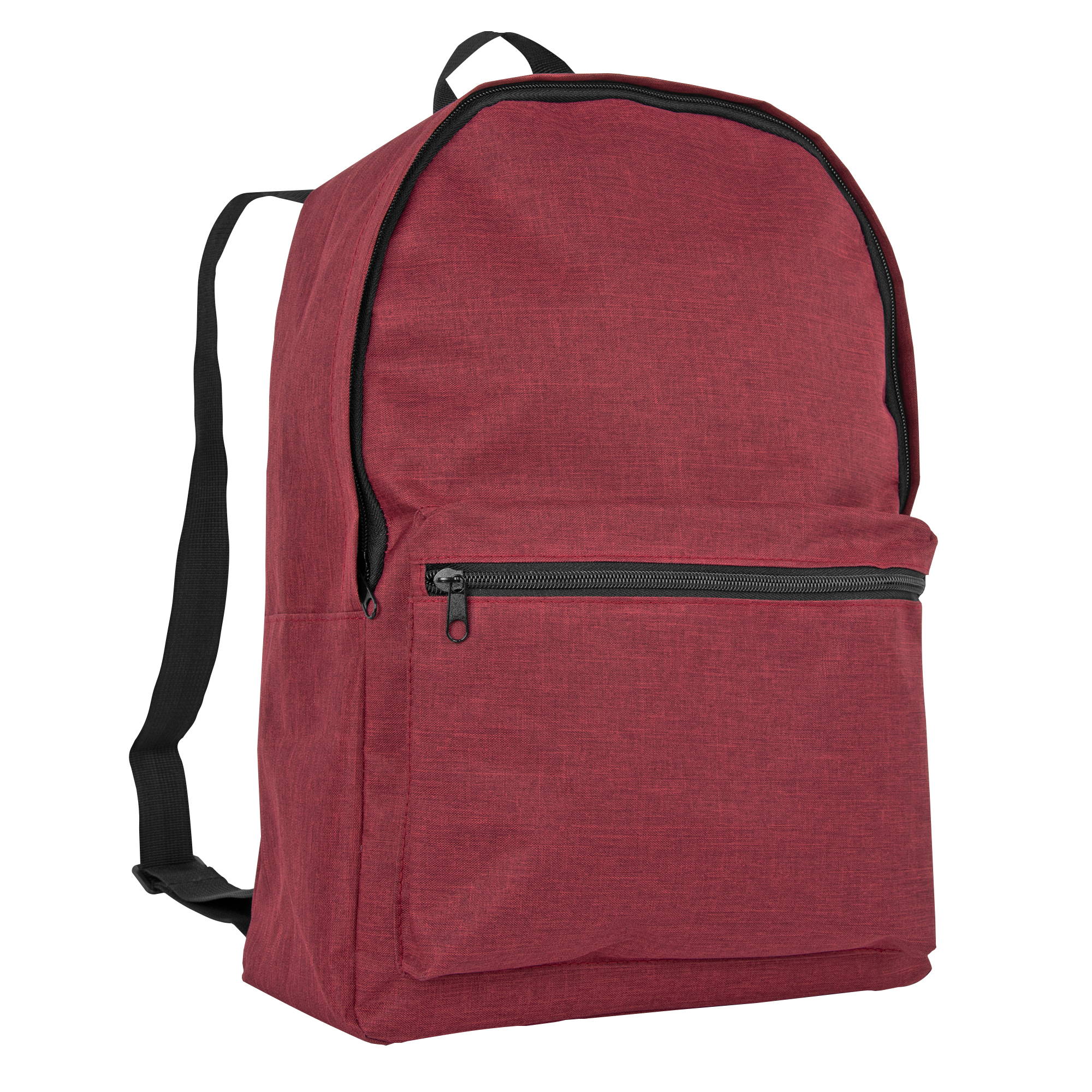 Casual Unisex Daypack Polyester Heather Grey Color Backpack for Travel School College Outdoor