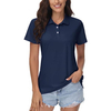 100% Recycled Polyester Unisex Polo Shirt Mesh Fabric Custom Slim Fit Lady Polo Shirts Women