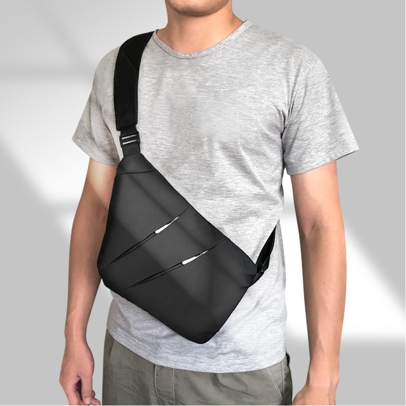 Wholesale Low MOQ Crossbody Shoulder Messenger Nylon Chest Cross Body Bags
