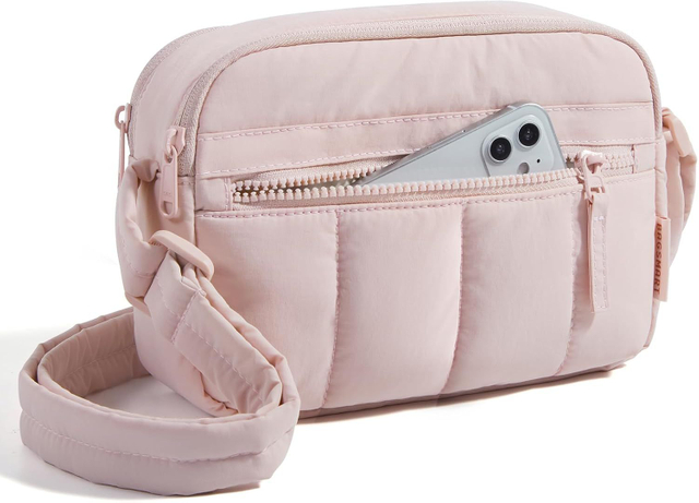 Small Crossbody Bags Cross Body Purse for Women Nylon with Adjustable Strap Zipper Crossbody Purse