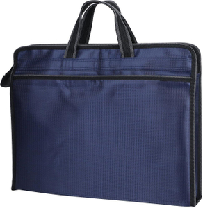 Organizer Oxford Notary Bag Waterproof Briefcase with Handle Portable Zippered Document Bag