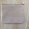 Custom Color PU Leather Makeup Pouch Cosmetic Make Up Zipper Wash Beauty Brush Bag