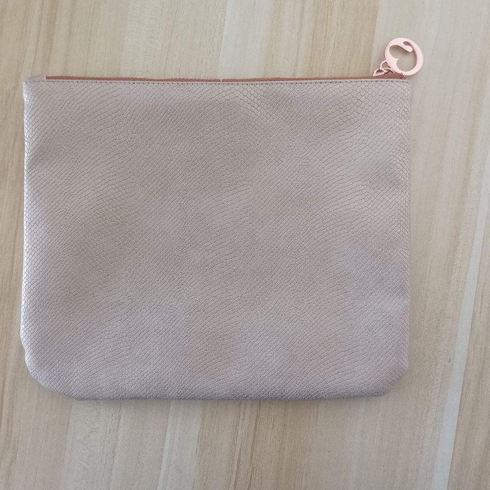 Custom Color PU Leather Makeup Pouch Cosmetic Make Up Zipper Wash Beauty Brush Bag