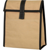Eco-Friendly Brown Warp-Weft Kraft Sack Woven Paper Lunch Cooler Bag