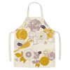 Printed Sleeveless Cotton Linen Aprons Big Pocket Kitchen Aprons Baking Cooking Aprons