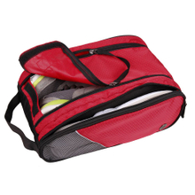 Portable Logo Printed Reusable Foldable Sport Running Football Shoe Bags
